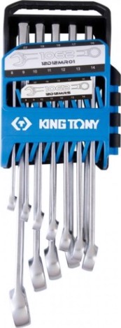 Набор комбинированных ключей KING TONY 8-22 мм 12 предметов [12D12MRS]
