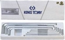 Набор шестигранников KING TONY 20208MR01 экстрадлинные