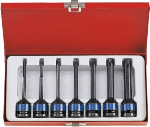 Набор ударных головок 1/2" KING TONY 4467PP 1/2", 7 предметов, TORX