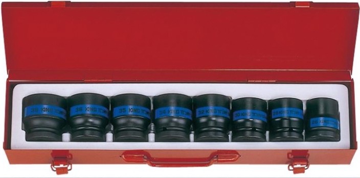 Набор ударных головок 3/4" KING TONY 6409MP03 3/4", 8 предметов