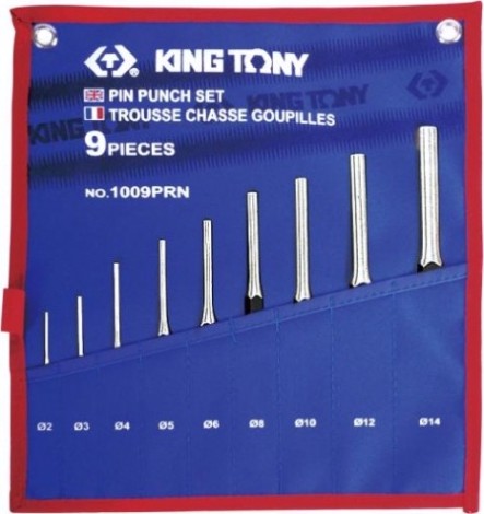 Набор выколоток KING TONY 9 предметов 1009PRN [1009PRN]