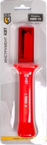 Нож для снятия изоляции диэлектрический КВТ НМИ-11 Практик [86566]