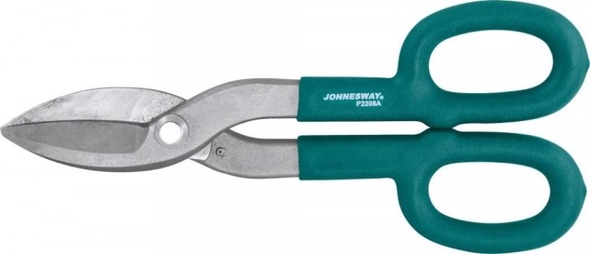 Ножницы по металлу JONNESWAY P2212A прямого реза "модельные", 300 мм [048237]