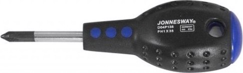 Отвертка крестовая JONNESWAY D04P138 FULL STAR, PH1 х 38 мм [047904]