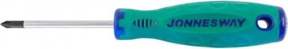 Отвертка крестовая JONNESWAY D71P175 ANTI-SLIP GRIP, PH1 х 75 мм [049950]