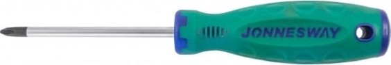 Отвертка крестовая JONNESWAY D71P2100 ANTI-SLIP GRIP, PH2 х 100 мм [049951]