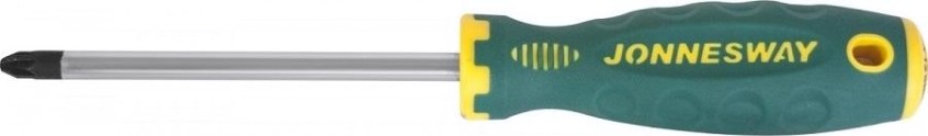 Отвертка крестовая JONNESWAY D71Z180 POZIDRIV® ANTI-SLIP GRIP, PZ1 x 80 мм [049211]