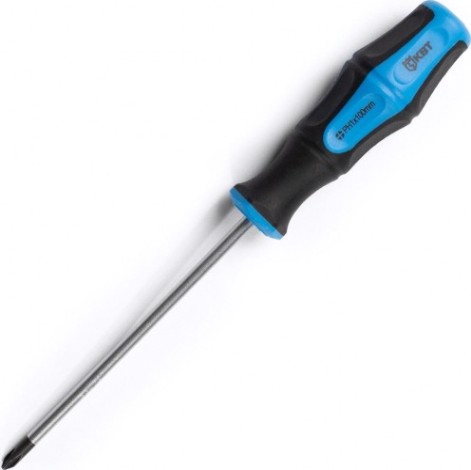 Отвертка крестовая КВТ МАСТЕР Phillips ph1*100 [77401]