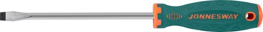 Отвертка шлицевая JONNESWAY D71S9175 ANTI-SLIP GRIP, SL9.5х175 [049133]