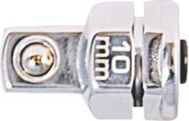 Переходник для трещоточных ключей KING TONY 373202R с 10 мм для головок 1/4"