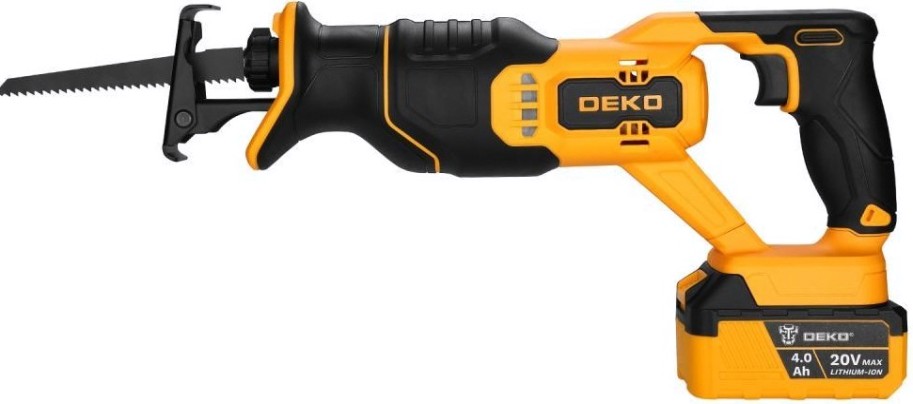 Пила сабельная аккумуляторная DEKO DKRS20 2*4.0Ah [063-4359]