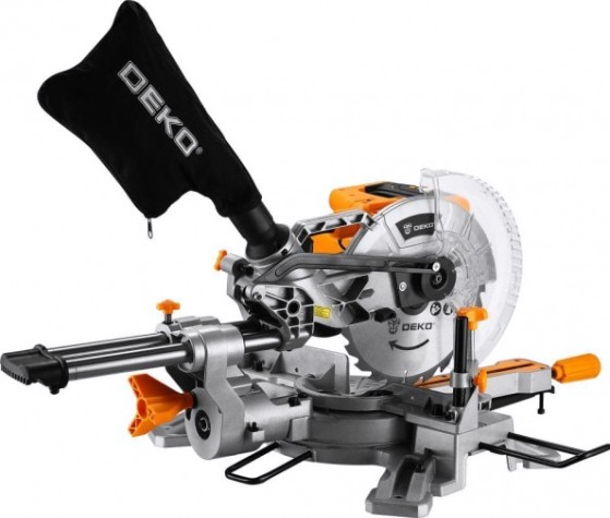 Пила торцовочная сетевая DEKO DKMS2200-255 Laser [063-4218]