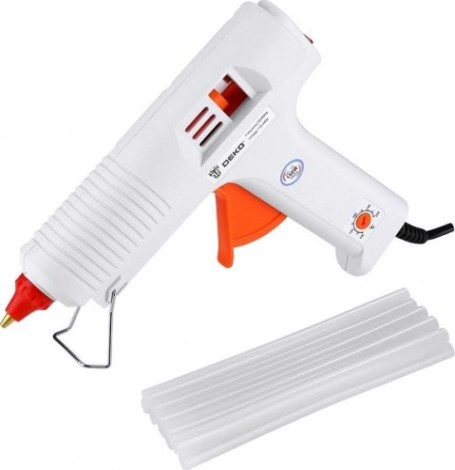 Пистолет термоклеевой сетевой DEKO DKGG150 SET2 (063-4973) [063-4973]