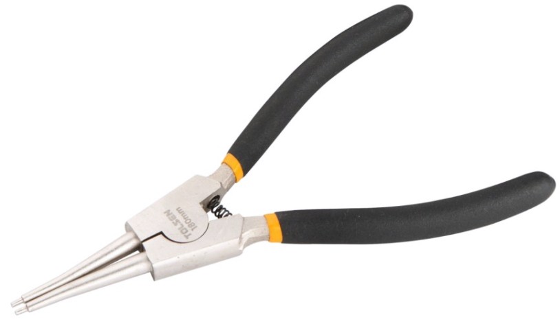 Съемник стопорных колец tolsen TT10087s 180 мм, прямые, разжатие