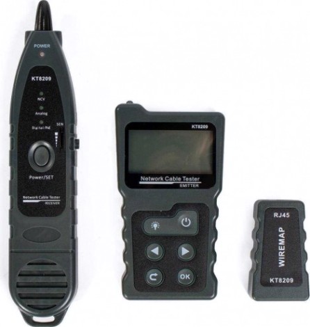 Тестер КВТ кабельный KT 8209 PROLINE с PoE [86208]