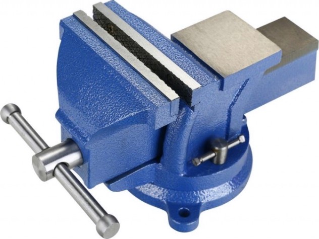 Тиски DEKO CL11 слесарные поворотные, 125 мм [065-0963]