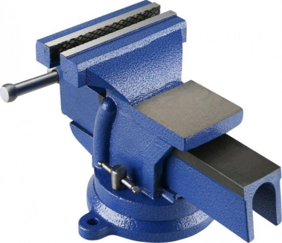 Тиски DEKO CL11 слесарные поворотные, 125 мм [065-0963]