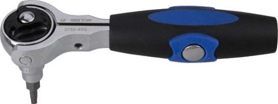 Трещотка KING TONY 2752-45G 1/4", 114 мм, 72 зуба