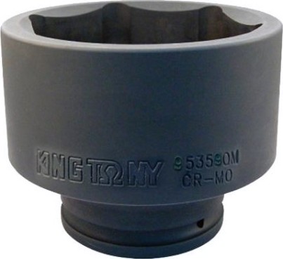 Ударная головка шестигранная с посадкой 1 1/2" KING TONY 953555М 55 мм [953555M]