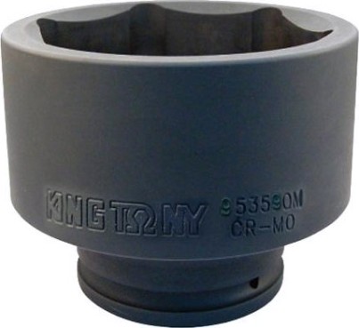 Ударная головка шестигранная с посадкой 1 1/2" KING TONY 9535D0М 130 мм [9535D0M]