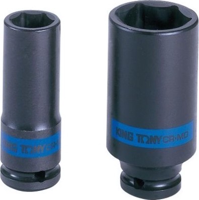 Ударная головка шестигранная с посадкой 1/2" KING TONY 443514М 14 мм глубокая [443514M]