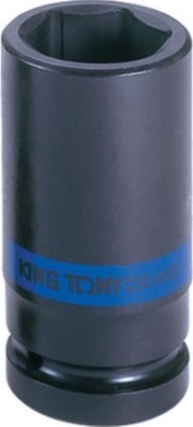 Ударная головка шестигранная с посадкой 1" KING TONY 843533М 33 мм глубокая [843533M]