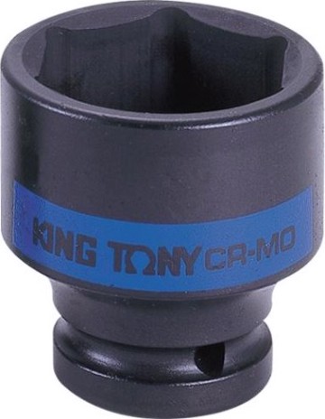 Ударная головка шестигранная с посадкой 1" KING TONY 853555М 55 мм [853555M]