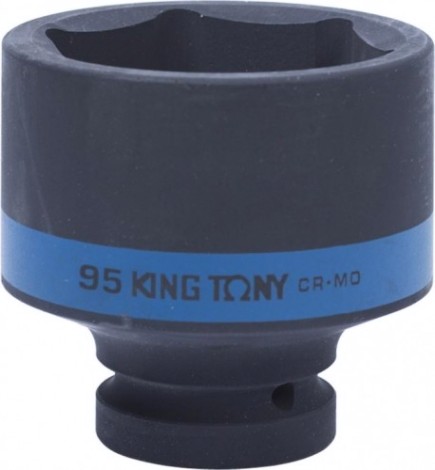 Ударная головка шестигранная с посадкой 1" KING TONY 853595M 95 мм