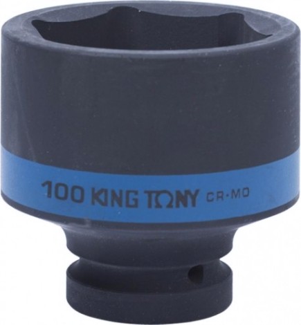 Ударная головка шестигранная с посадкой 1" KING TONY 8535A0M 100 мм