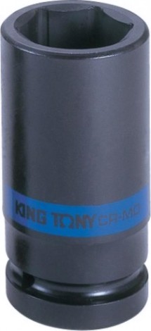 Ударная головка шестигранная с посадкой 1" KING TONY 883529M 29 мм глубокая, тонкостенная