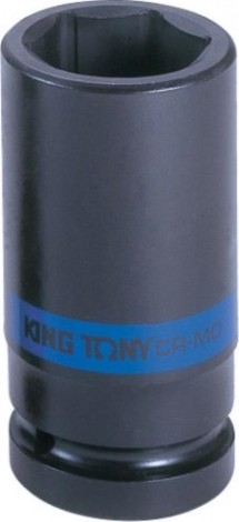 Ударная головка шестигранная с посадкой 1" KING TONY 883533M 33 мм глубокая, тонкостенная