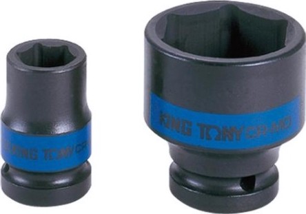 Ударная головка шестигранная с посадкой 3/4" KING TONY 653521M 21 мм