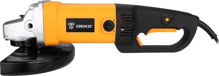 Угловая шлифмашина сетевая DEKO DKAG2450-230 плавный пуск [063-4328]