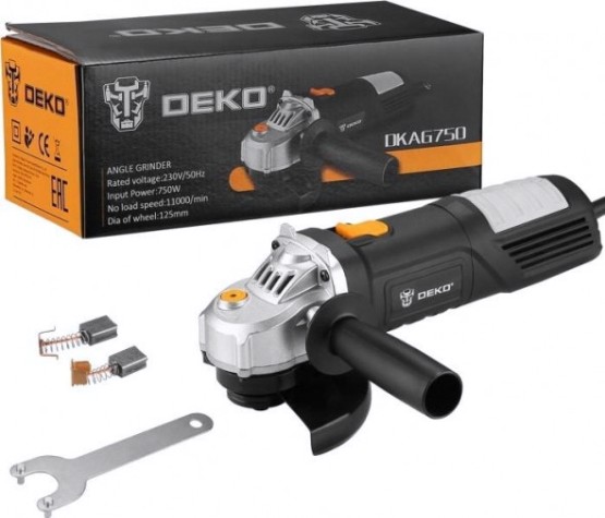 Угловая шлифмашина сетевая DEKO DKAG750 [063-4164]
