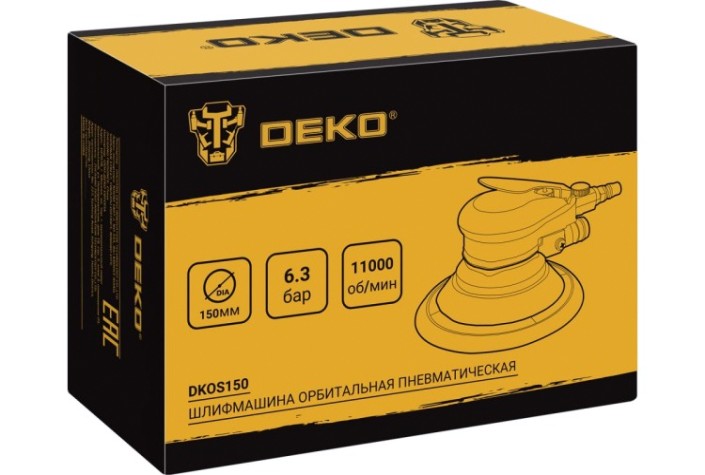 Виброшлифмашина пневматическая DEKO DKOS150 [063-4382]