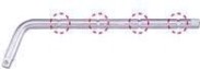 Вороток KING TONY 4583-12 315 мм, 1/2", Г-образный [4583-12R]