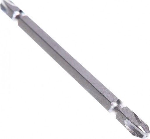 Вставка бита торцевая KING TONY 1/4", Phillips ph3, 110 мм, двухсторонняя [131103P]