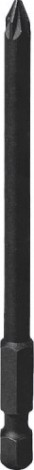 Вставка бита торцевая KING TONY 1/4", Pozidriv pz1, 90 мм [719001Z]