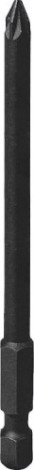 Вставка бита торцевая KING TONY 1/4", Pozidriv pz2, 90 мм [719002Z]