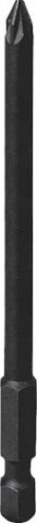 Вставка бита торцевая KING TONY 1/4", Pozidriv pz3, 90 мм [719003Z]