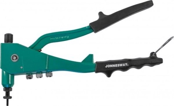 Заклепочник ручной рычажный универсальный JONNESWAY V1102 для вытяжных и резьбовых заклепок [046141]